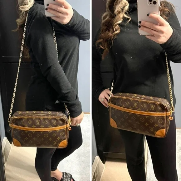 Authentic Louis Vuitton Compiegne 28 Monogram Shoulder Bag - Picture 3 of 12